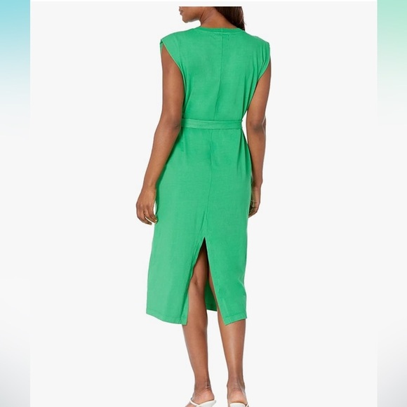 Velvet by Graham & Spencer Kenny Acid Green Midi Dress - Picture 7 of 7